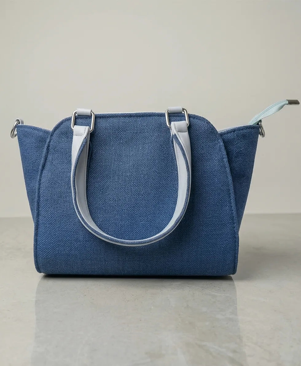 Azure Woven Tote-AVT001