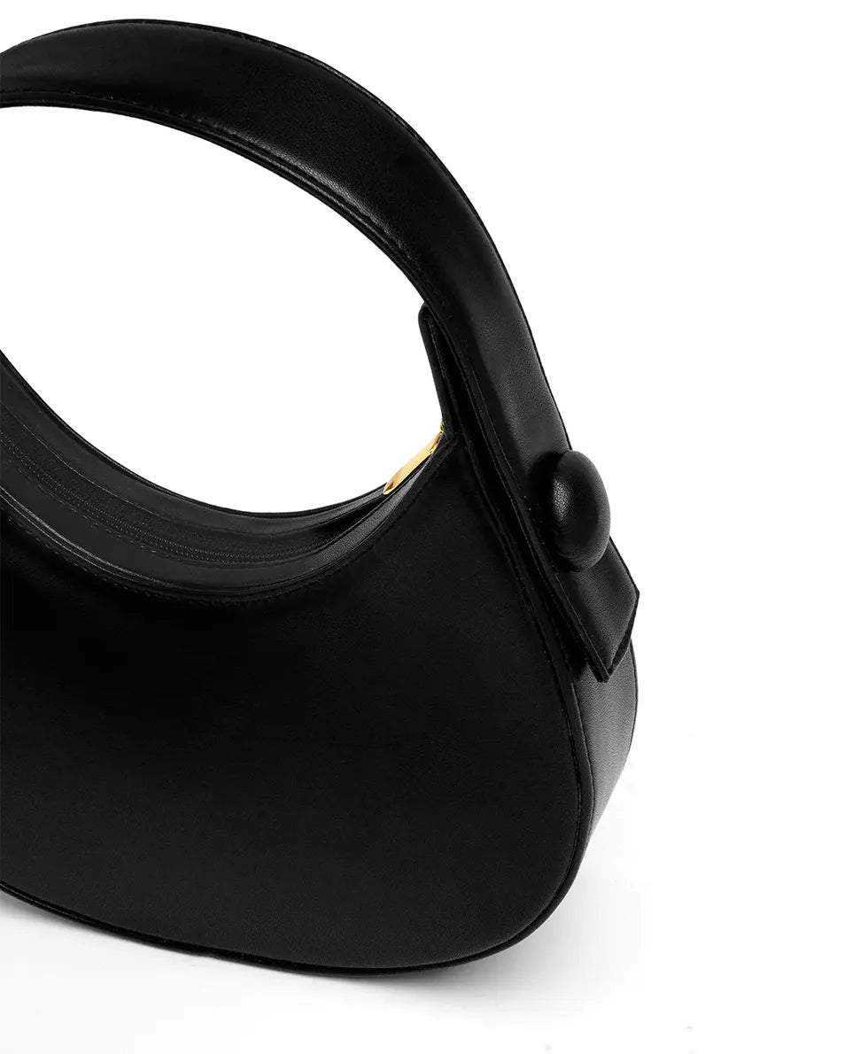 Black Hobo Luna bag, front view