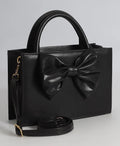 Black Bow Elegance Cross Body- BlkBC003