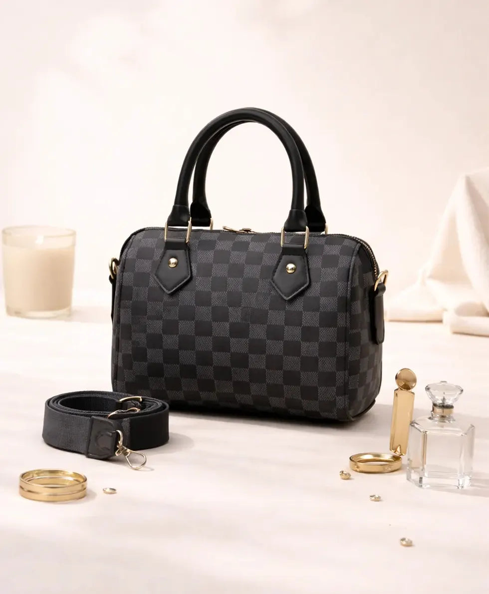 DUFFLE HANDBAG - BLACK