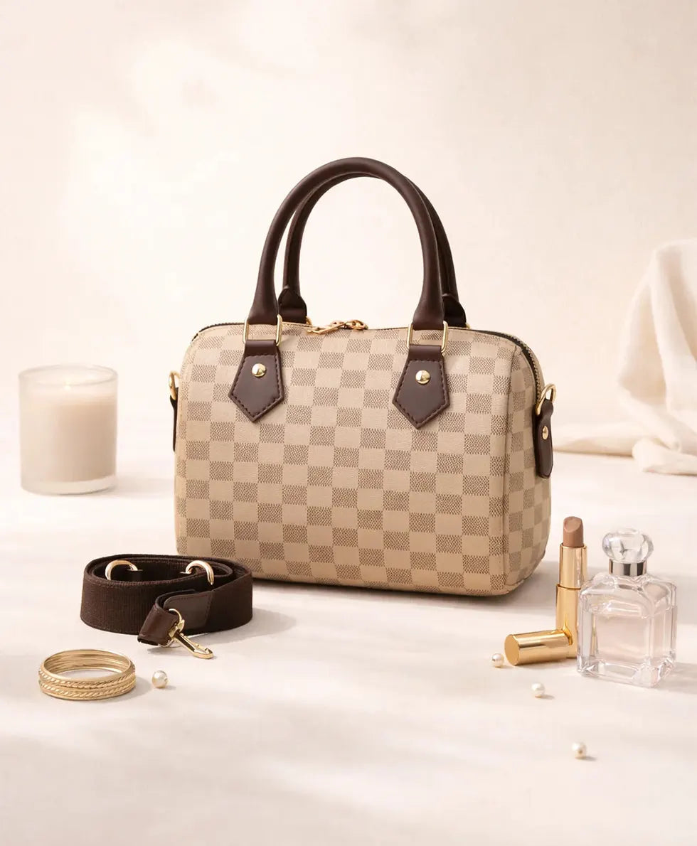 DUFFLE HANDBAG - BEIGE