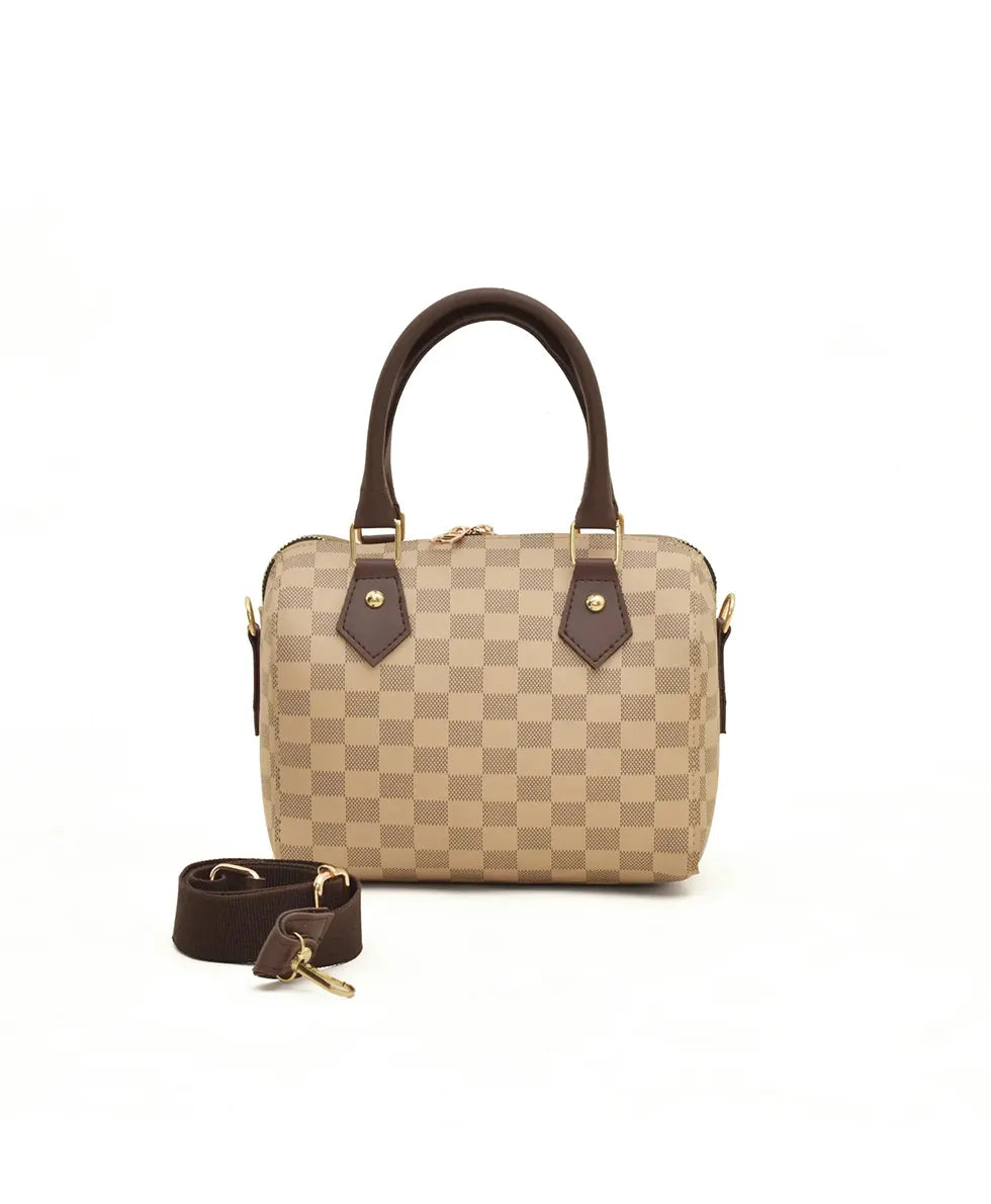DUFFLE HANDBAG - BEIGE