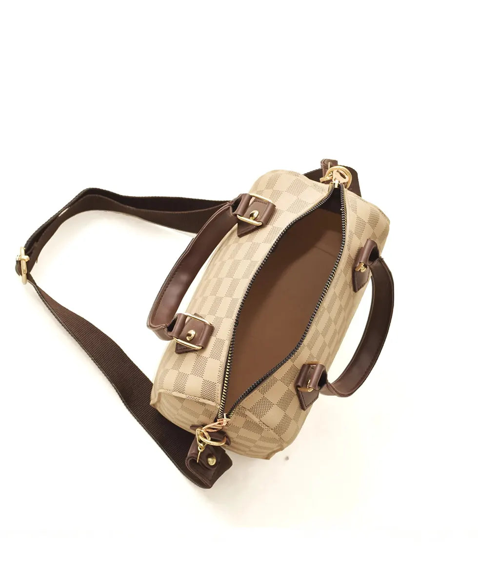 DUFFLE HANDBAG - BEIGE