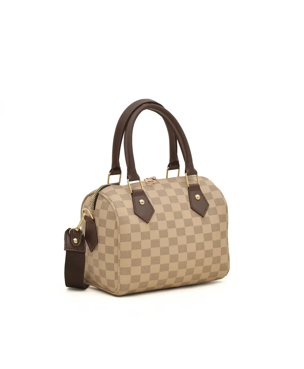 DUFFLE HANDBAG - BEIGE