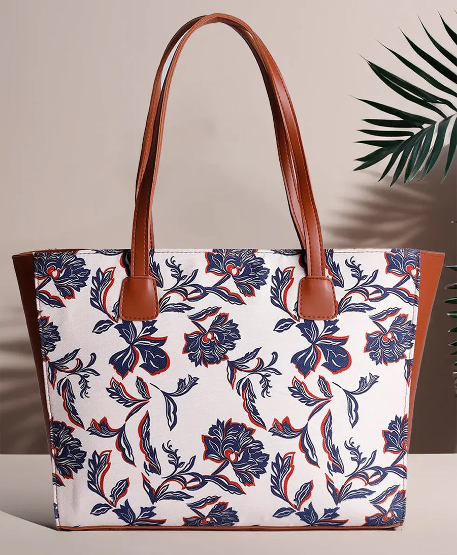 Gul-e-Noor Canvas Tote