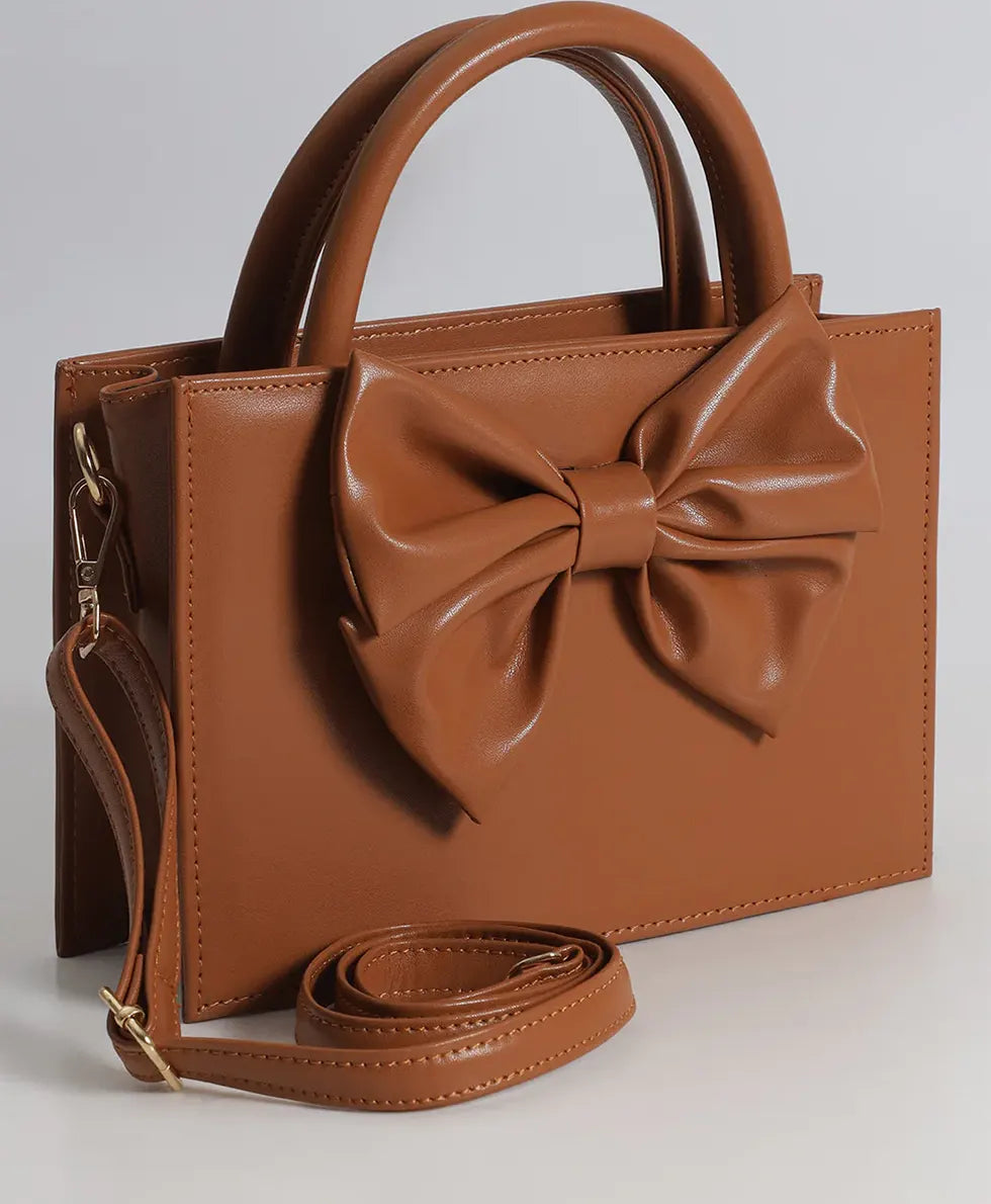 Brown Bow Elegance Cross Body- BBC002
