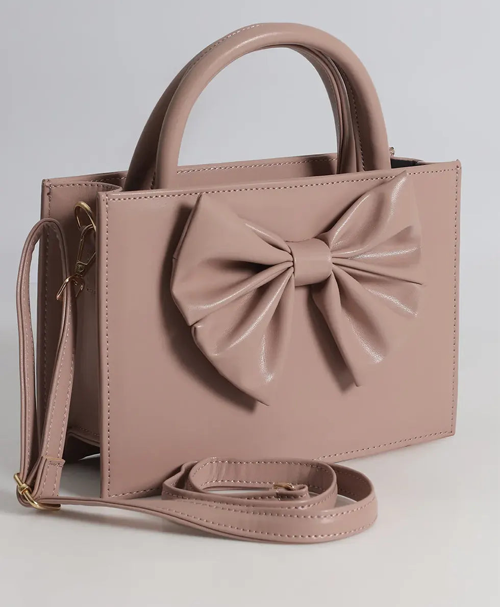 AFROZ Bow Elegance Crossbody in pink – crossbody bag, photo 2