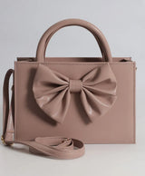 AFROZ Bow Elegance Crossbody in pink – crossbody bag