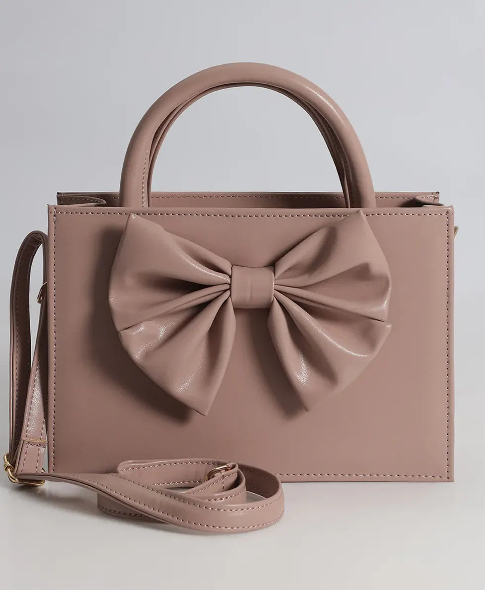 AFROZ Bow Elegance Crossbody in pink – crossbody bag