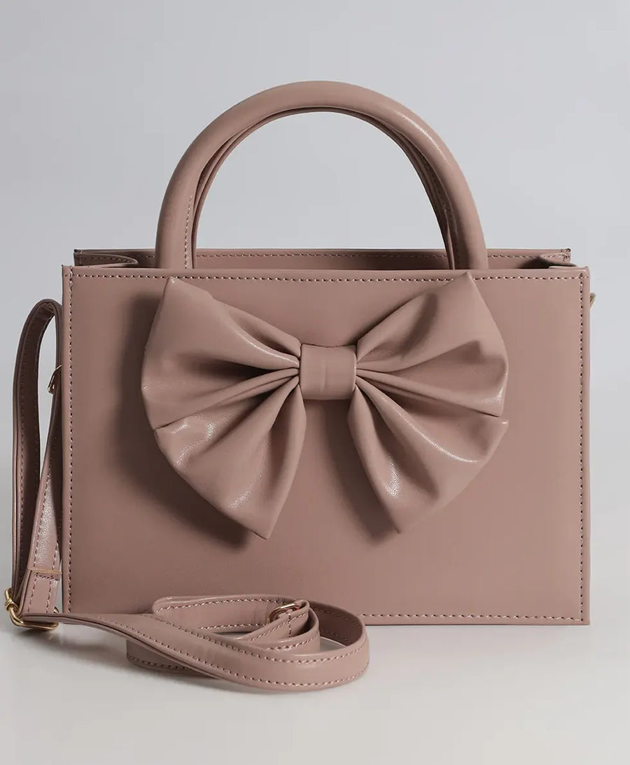 AFROZ Bow Elegance Crossbody in pink – crossbody bag