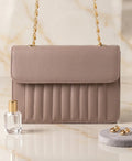Flap Square Bag - Soft Mauve