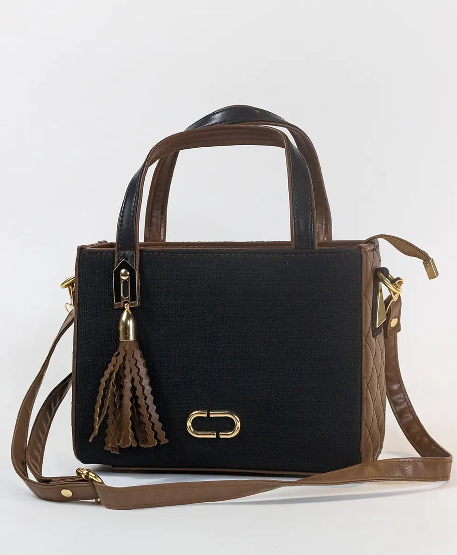 Lux Dual-Tone Handbag