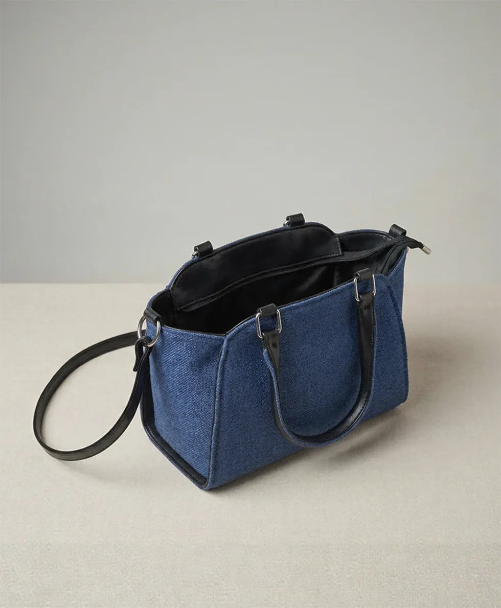 Denim Woven Tote-DVT001
