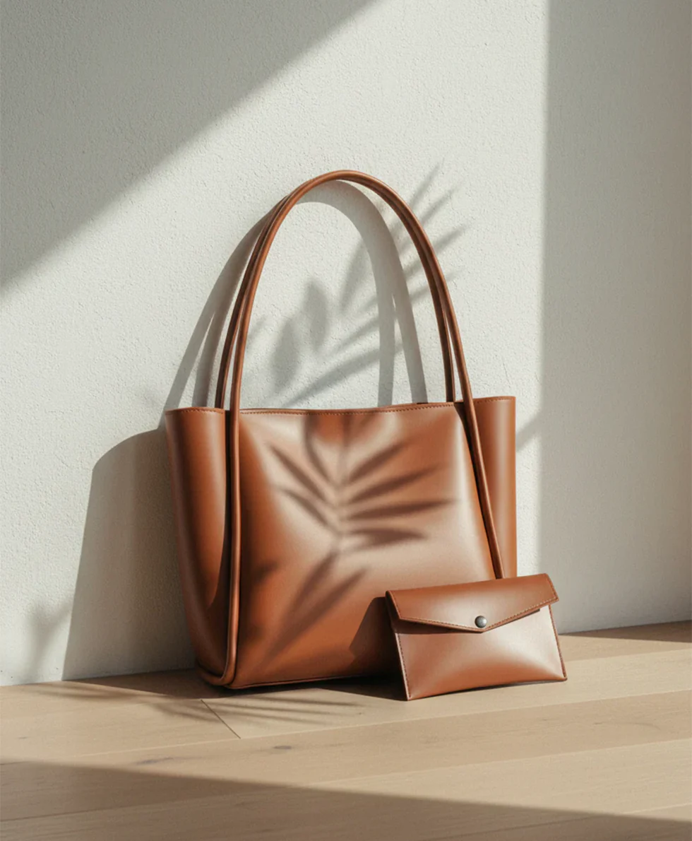 grace-tote-brown.webp Grace Tote - Brown -GT002 - Image 1